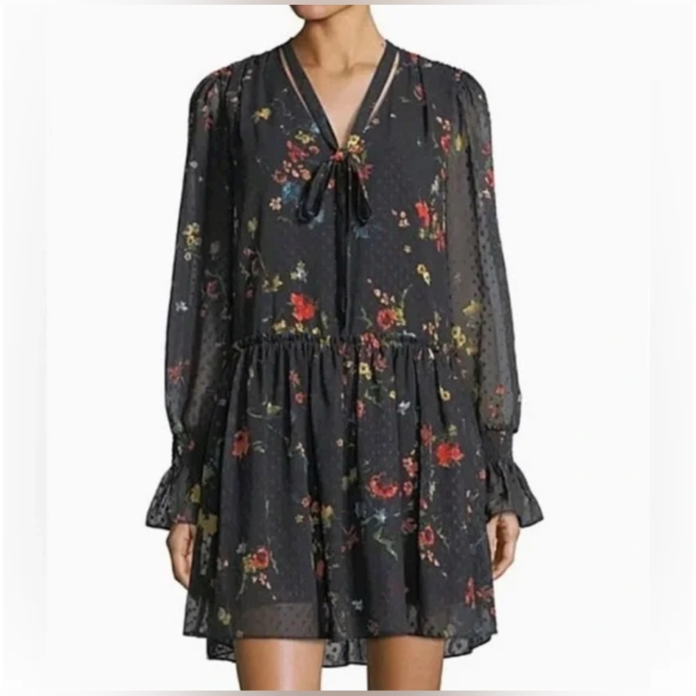 Laundry by Shelli Segal Navy Blue Drop Waist Dress Size 2